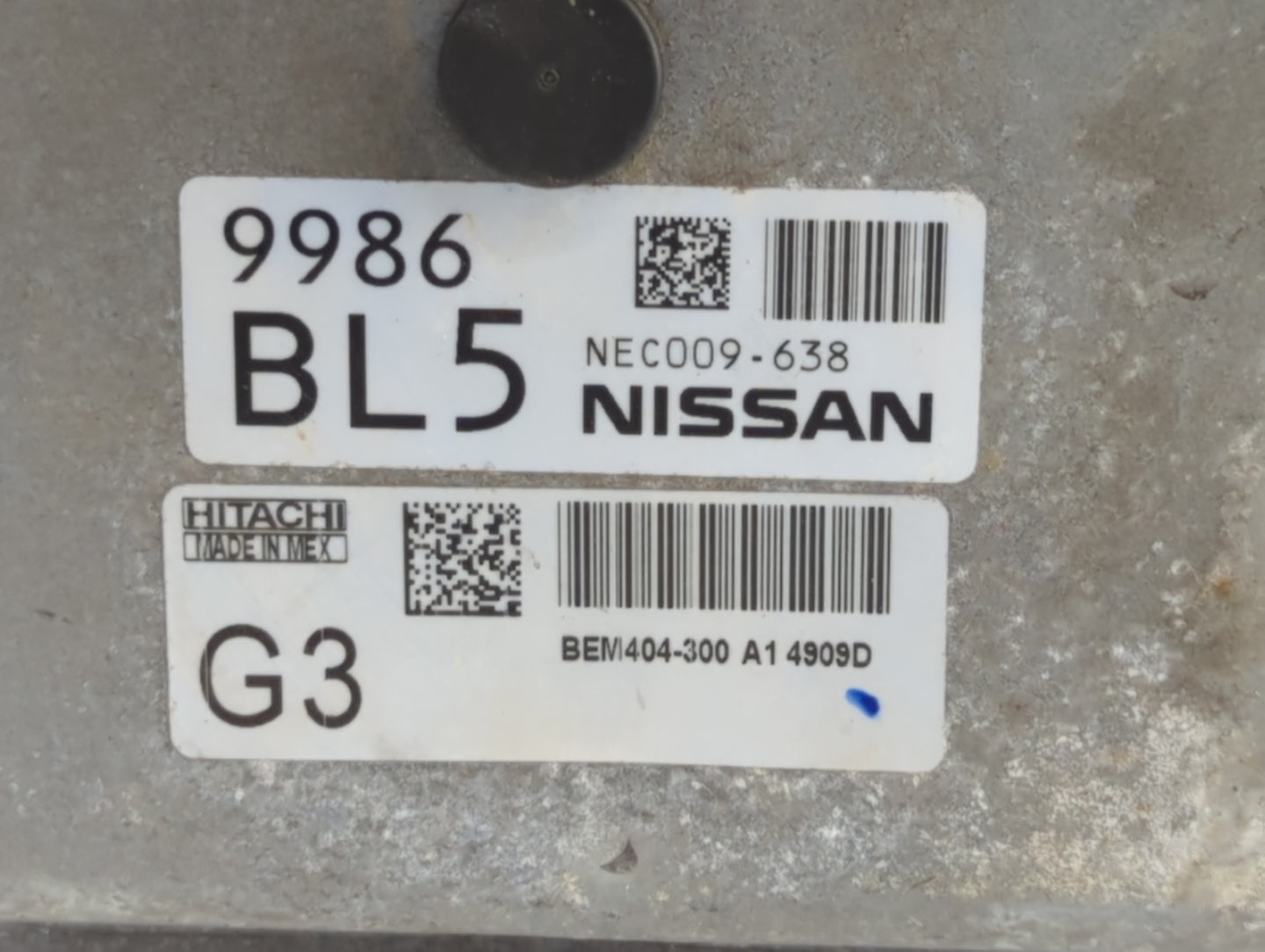 2013-2015 Nissan Sentra PCM Engine Control Computer ECU ECM PCU OEM P/N:BEM400-300 A1 NEC011-671 Fits Fits 2013 2014 2015 OE
