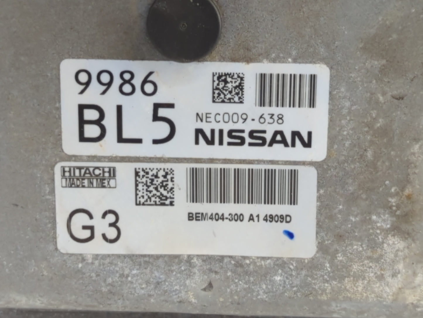 2013-2015 Nissan Sentra PCM Engine Control Computer ECU ECM PCU OEM P/N:BEM400-300 A1 NEC011-671 Fits Fits 2013 2014 2015 OE