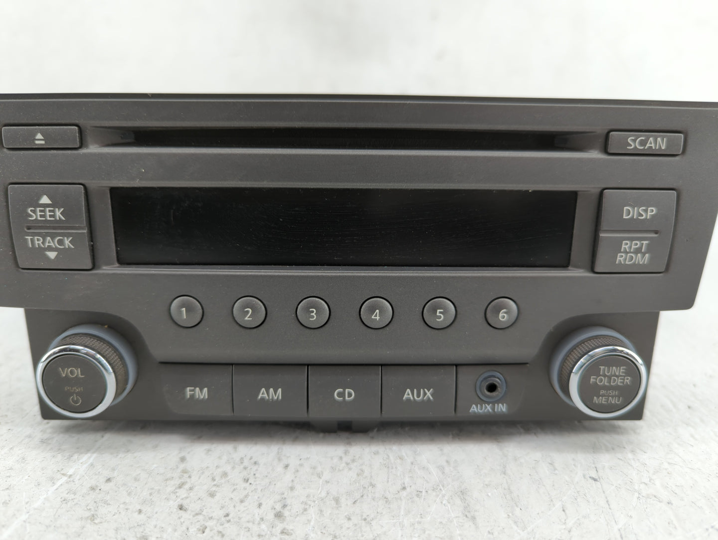 2013-2014 Nissan Sentra Radio AM FM Cd Player Receiver Replacement P/N:281853RA2A 3365M, 28185-3RA2A Fits Fits 2013 2014 OEM