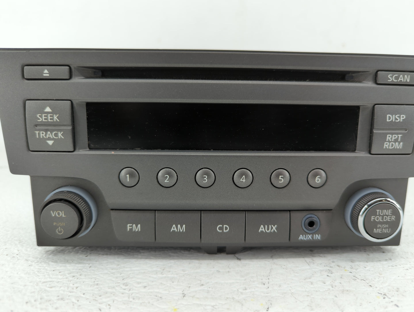 2013-2014 Nissan Sentra Radio AM FM Cd Player Receiver Replacement P/N:281853RA2A 3365M, 28185-3RA2A Fits Fits 2013 2014 OEM