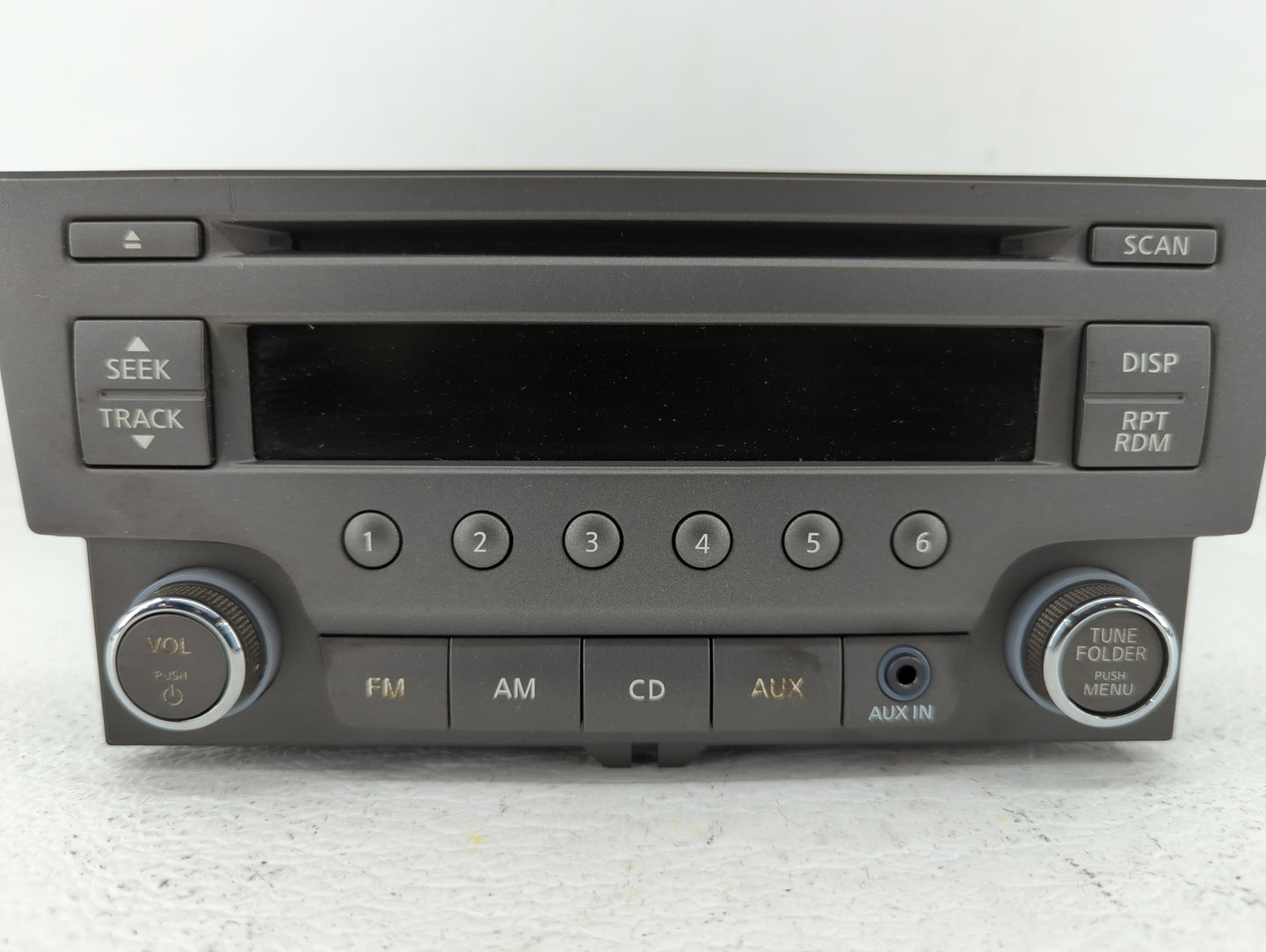 2013-2014 Nissan Sentra Radio AM FM Cd Player Receiver Replacement P/N:281853RA2A 3365M, 28185-3RA2A Fits Fits 2013 2014 OEM