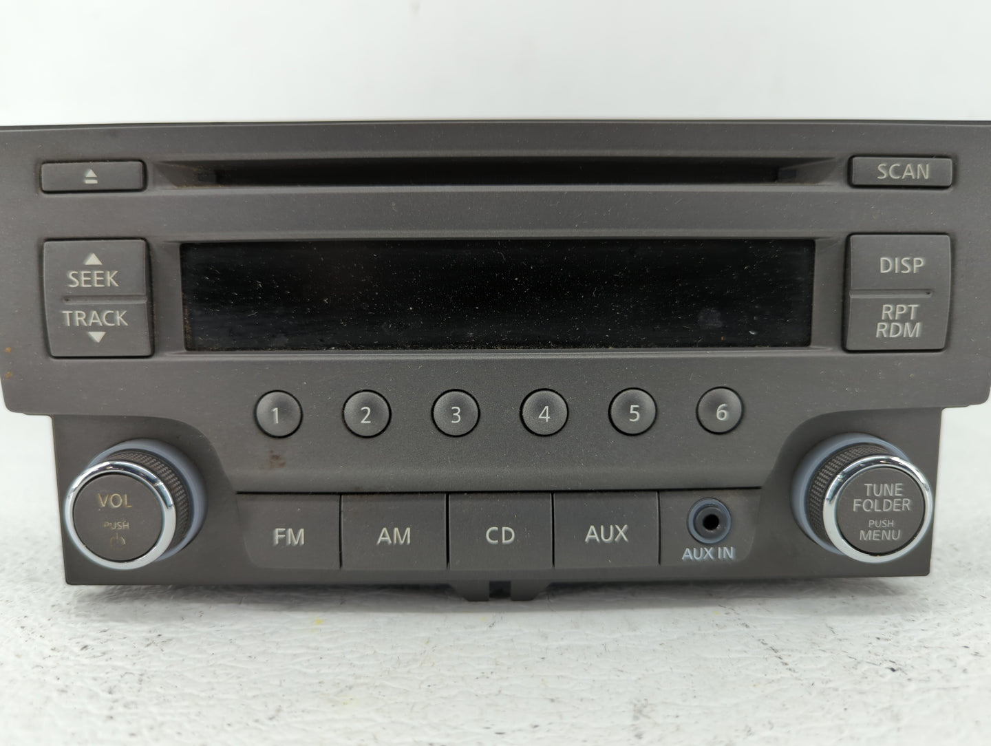 2013-2014 Nissan Sentra Radio AM FM Cd Player Receiver Replacement P/N:281853RA2A 3365M, 28185-3RA2A Fits Fits 2013 2014 OEM