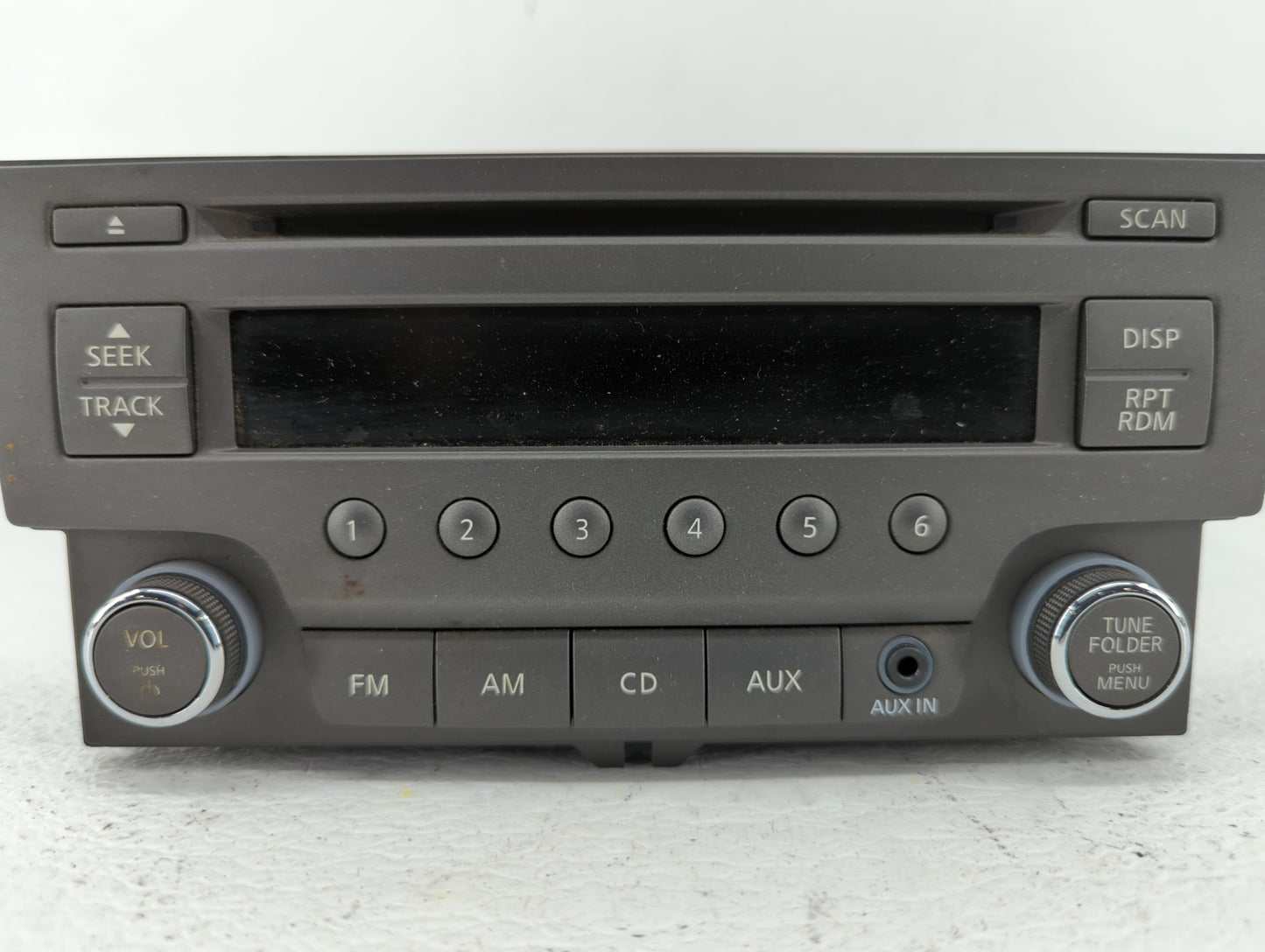 2013-2014 Nissan Sentra Radio AM FM Cd Player Receiver Replacement P/N:281853RA2A 3365M, 28185-3RA2A Fits Fits 2013 2014 OEM
