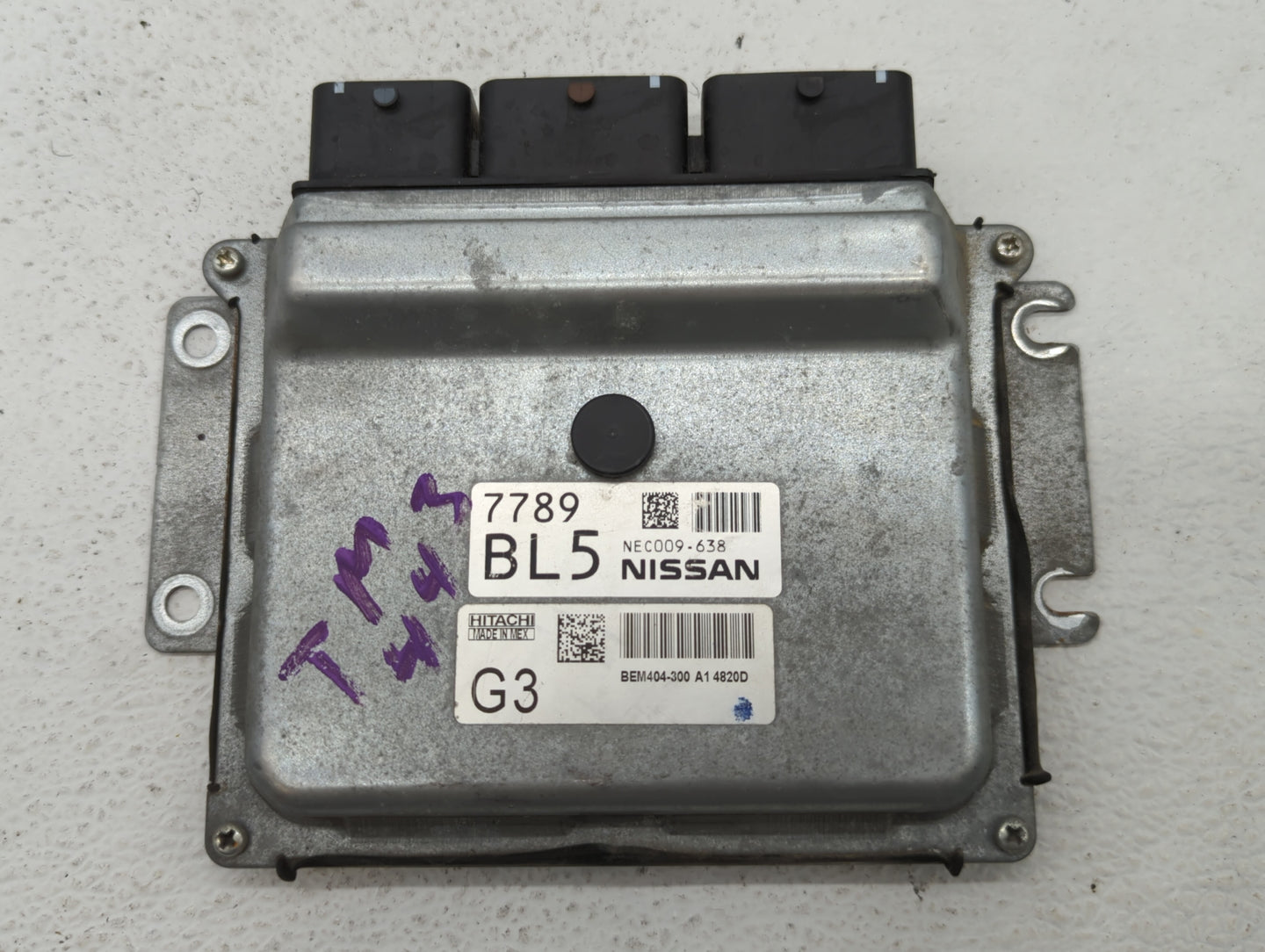 2013-2015 Nissan Sentra PCM Engine Control Computer ECU ECM PCU OEM P/N:NEC011-671 NEC007-682, NEC010-013 Fits Fits 2013 201