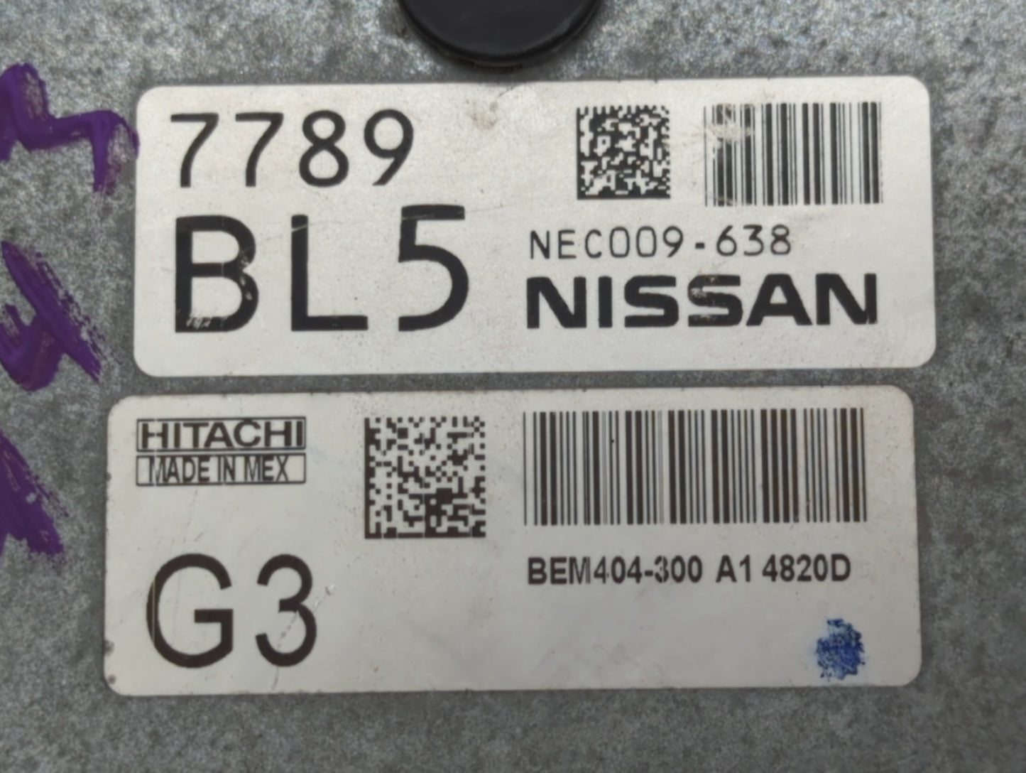 2013-2015 Nissan Sentra PCM Engine Control Computer ECU ECM PCU OEM P/N:NEC011-671 NEC007-682, NEC010-013 Fits Fits 2013 201