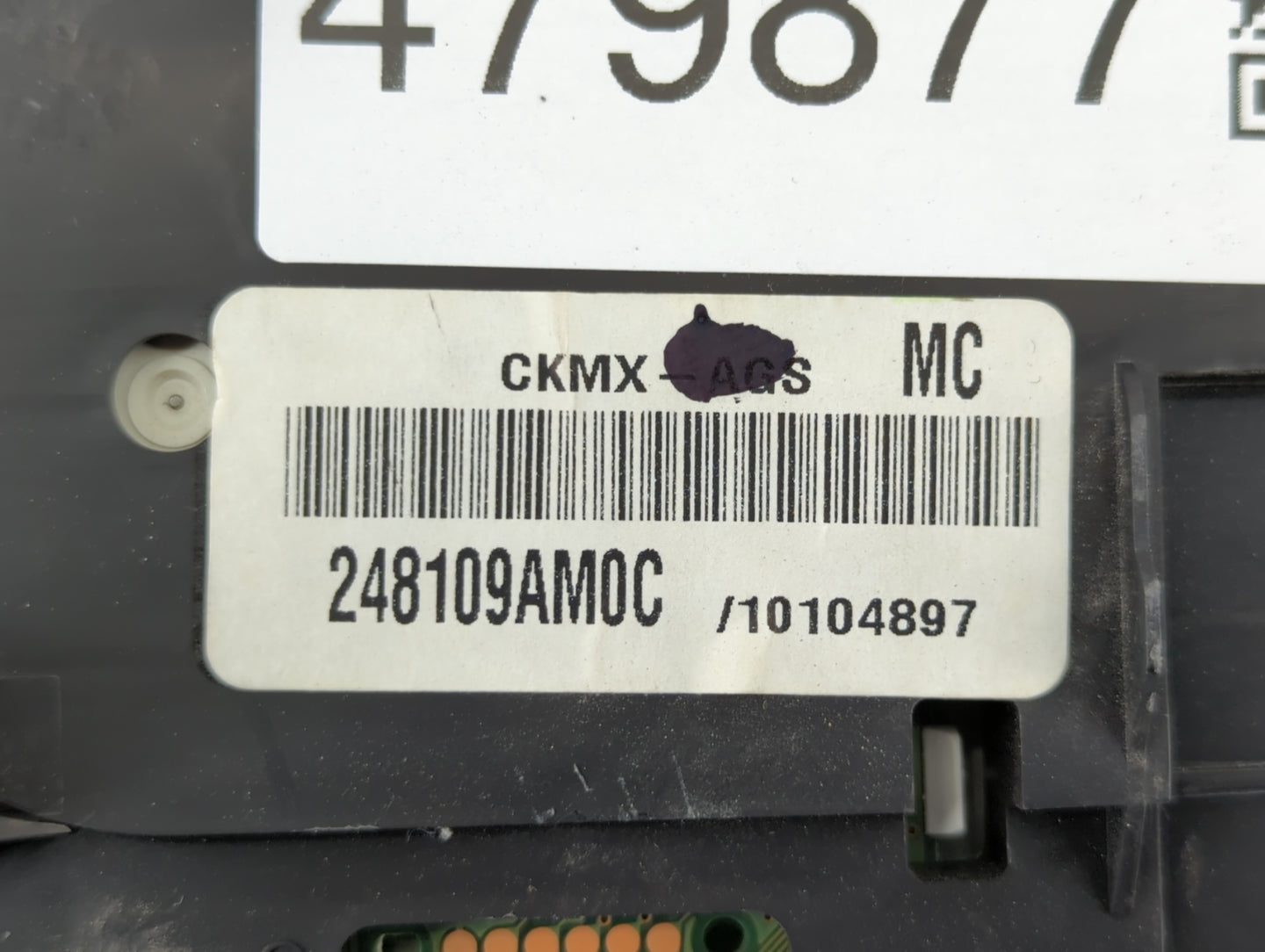 2014 Nissan Sentra Instrument Cluster Speedometer Gauges P/N:248109AM0C Fits OEM Used Auto Parts - Oemusedautoparts1.com