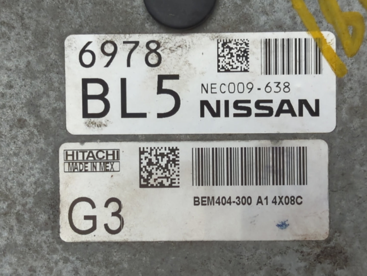 2013-2015 Nissan Sentra PCM Engine Control Computer ECU ECM PCU OEM P/N:NEC009-638 NEC009-637, NEC013-031 Fits Fits 2013 201