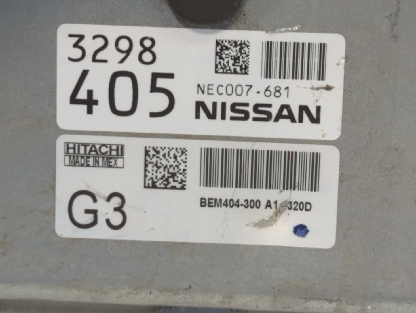 2013-2015 Nissan Sentra PCM Engine Control Computer ECU ECM PCU OEM P/N:NEC007-681 NEC009-637, NEC013-031 Fits Fits 2013 201