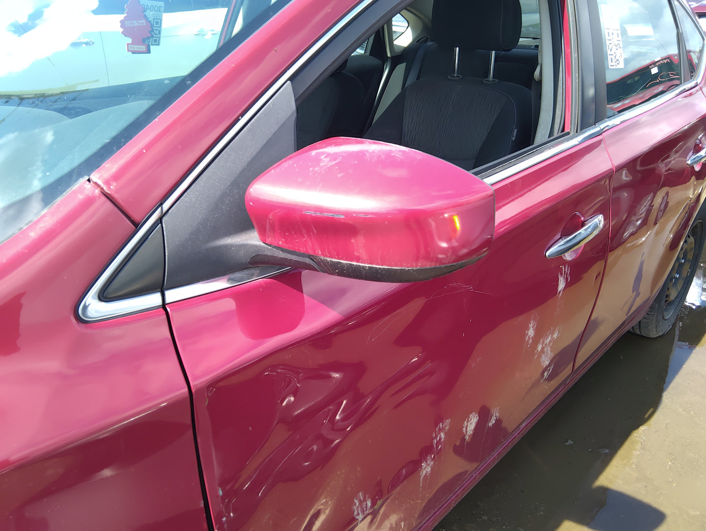 2013-2015 Nissan Sentra Driver Side View Mirror - Left Door Mirror OEM Used - Oemusedautoparts1.com