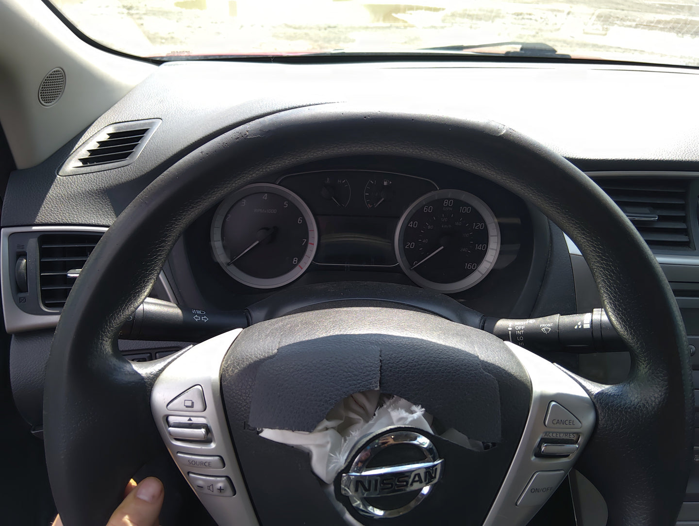 2014-2015 Nissan Sentra Instrument Cluster Speedometer Gauges Miles:187K Fits Fits 2014 2015 OEM Used Auto Parts - Oemusedau