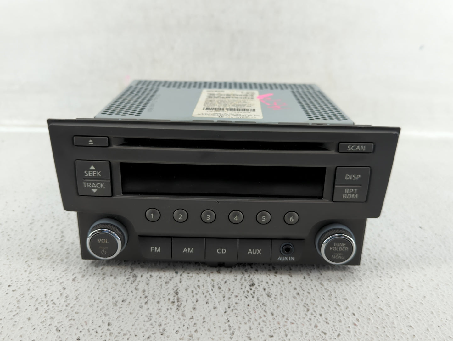2013-2014 Nissan Sentra Radio AM FM Cd Player Receiver Replacement P/N:28185 3RA2A Fits Fits 2013 2014 OEM Used Auto Parts -