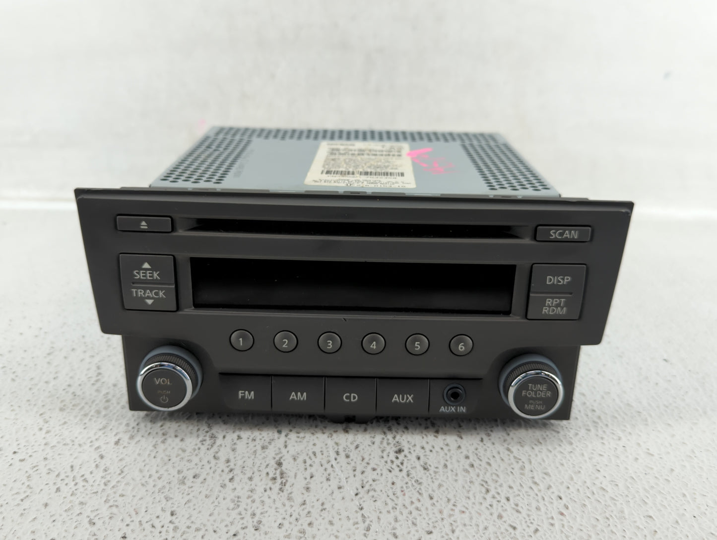 2013-2014 Nissan Sentra Radio AM FM Cd Player Receiver Replacement P/N:28185 3RA2A Fits Fits 2013 2014 OEM Used Auto Parts -