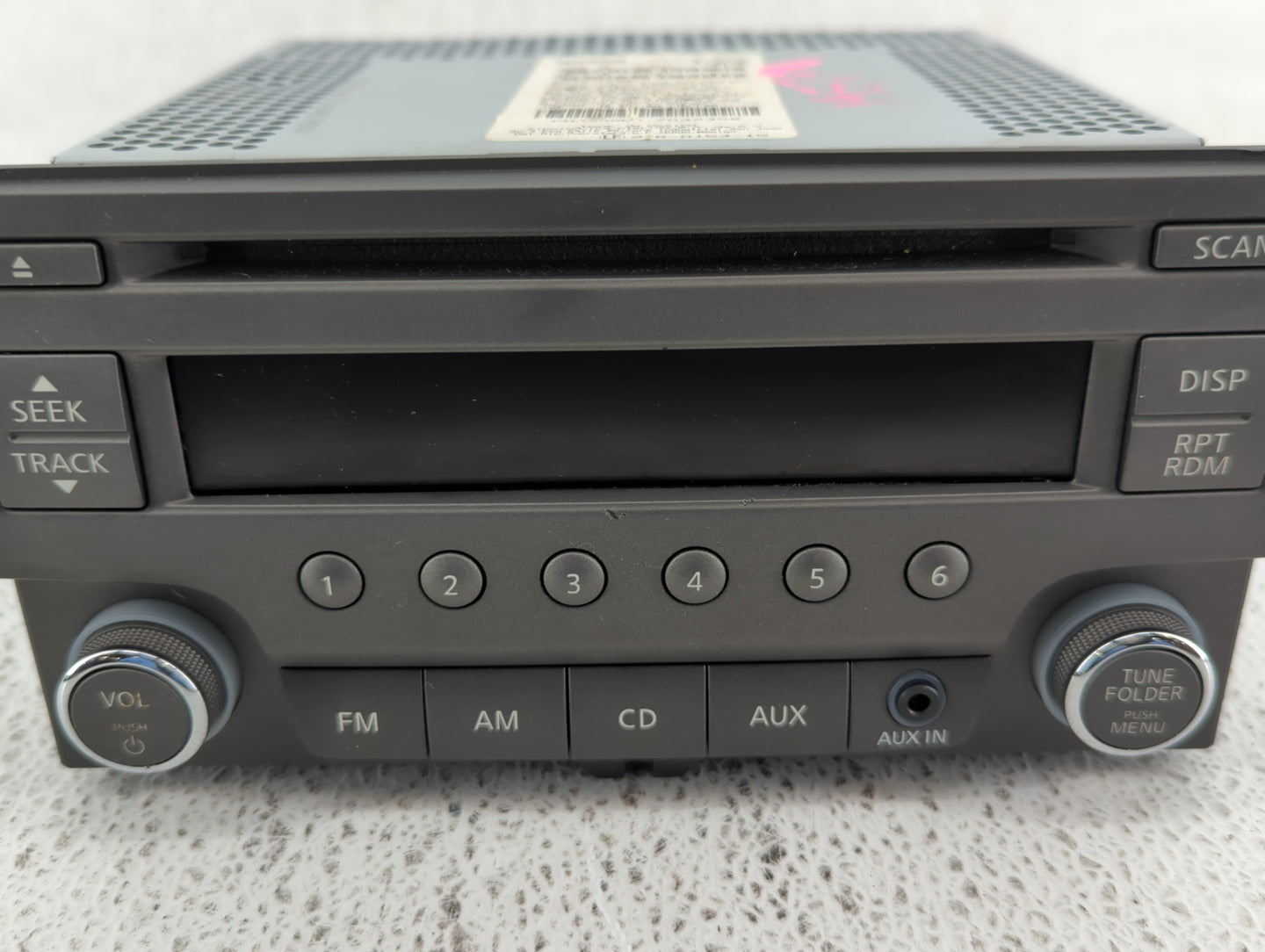 2013-2014 Nissan Sentra Radio AM FM Cd Player Receiver Replacement P/N:28185 3RA2A Fits Fits 2013 2014 OEM Used Auto Parts -