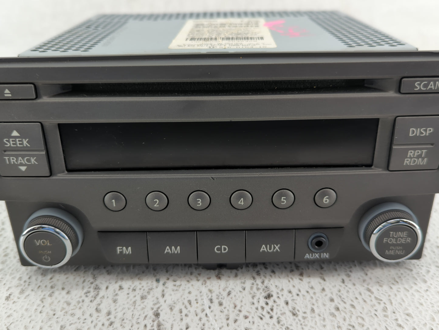 2013-2014 Nissan Sentra Radio AM FM Cd Player Receiver Replacement P/N:28185 3RA2A Fits Fits 2013 2014 OEM Used Auto Parts -
