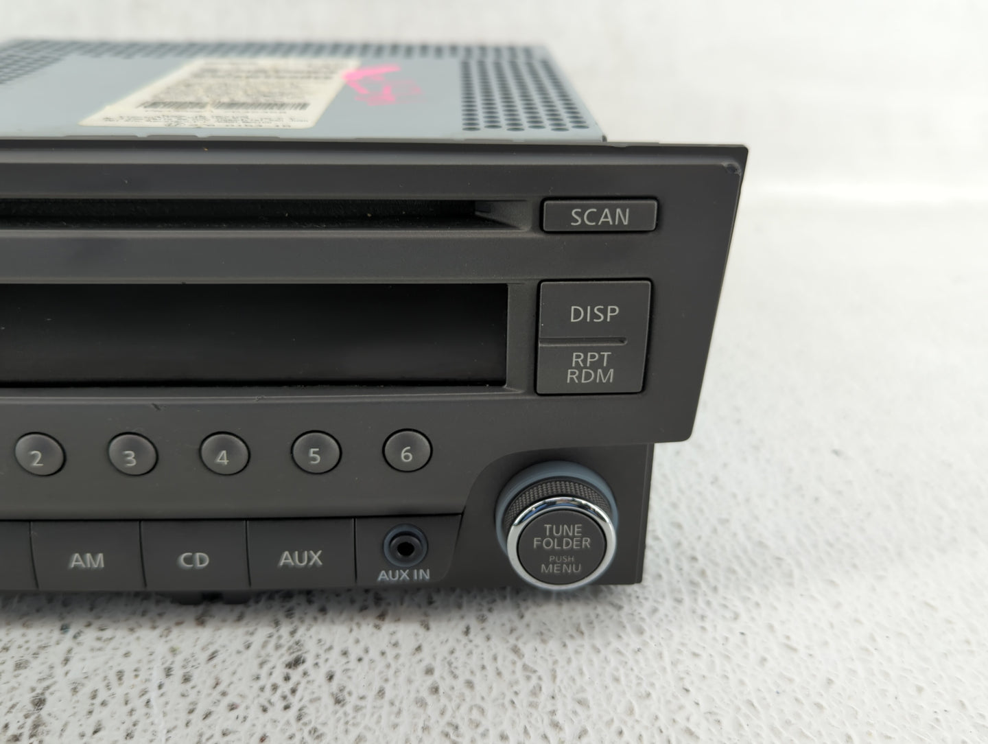 2013-2014 Nissan Sentra Radio AM FM Cd Player Receiver Replacement P/N:28185 3RA2A Fits Fits 2013 2014 OEM Used Auto Parts -