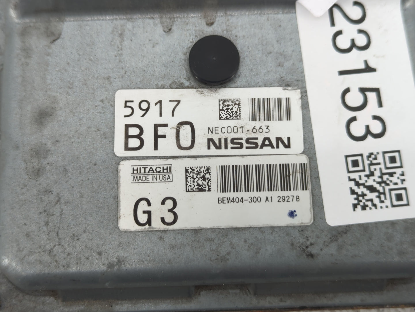 2013-2015 Nissan Sentra PCM Engine Control Computer ECU ECM PCU OEM P/N:NEC001-663 BEM400-300 A1 Fits Fits 2013 2014 2015 OE