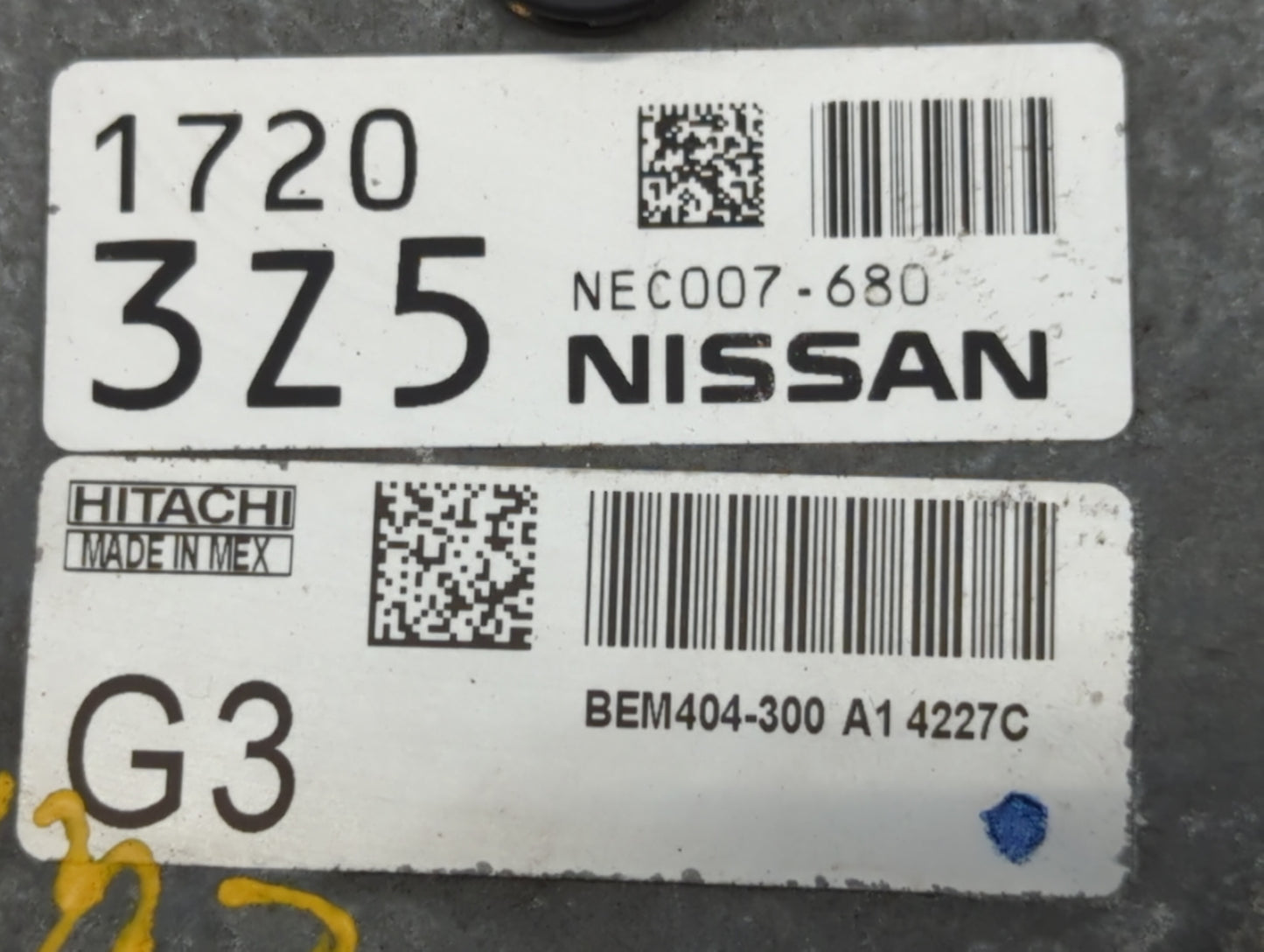2013-2015 Nissan Sentra PCM Engine Control Computer ECU ECM PCU OEM P/N:NEC007-682 NEC001-663 Fits Fits 2013 2014 2015 OEM U