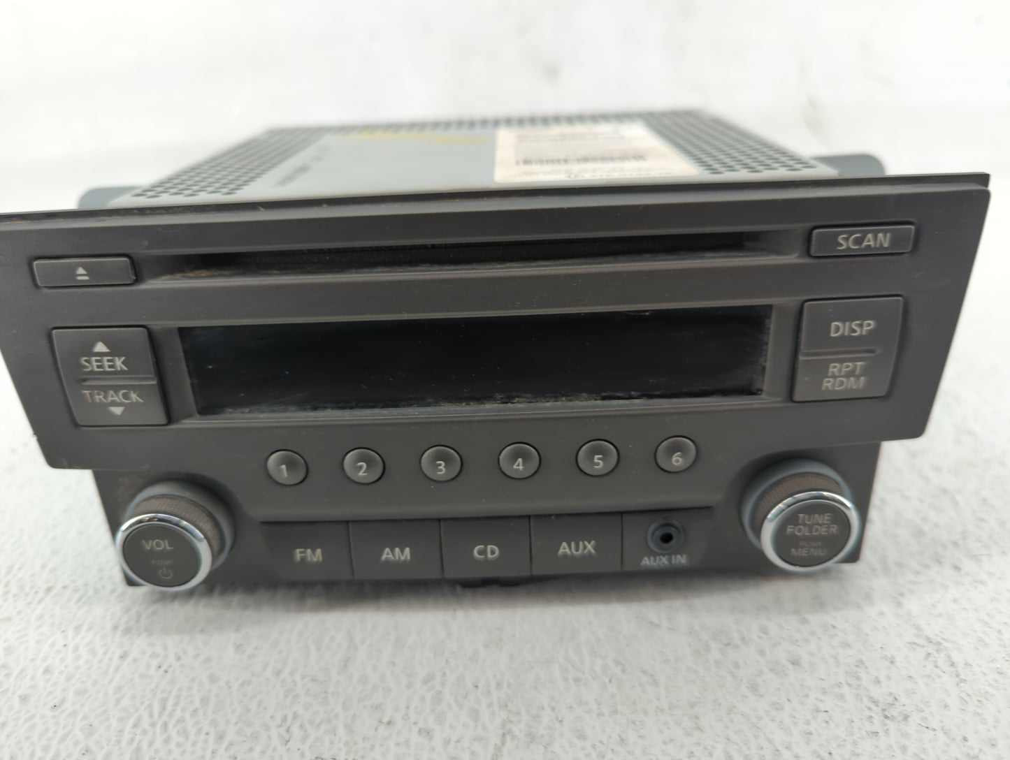 2013-2014 Nissan Sentra Radio AM FM Cd Player Receiver Replacement P/N:28185 3RA2A 28185 3RA2D Fits Fits 2013 2014 OEM Used 