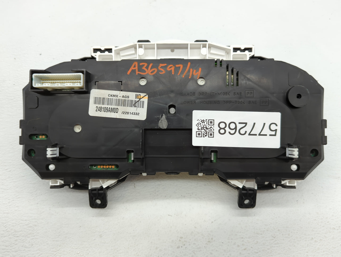 2014-2015 Nissan Sentra Instrument Cluster Speedometer Gauges P/N:248109AM0D Fits Fits 2014 2015 OEM Used Auto Parts - Oemus