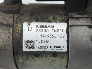 2013-2019 Nissan Sentra Car Starter Motor Solenoid OEM P/N:23300 EN22B Fits Fits 2013 2014 2015 2016 2017 2018 2019 2020 OEM Used Auto Parts