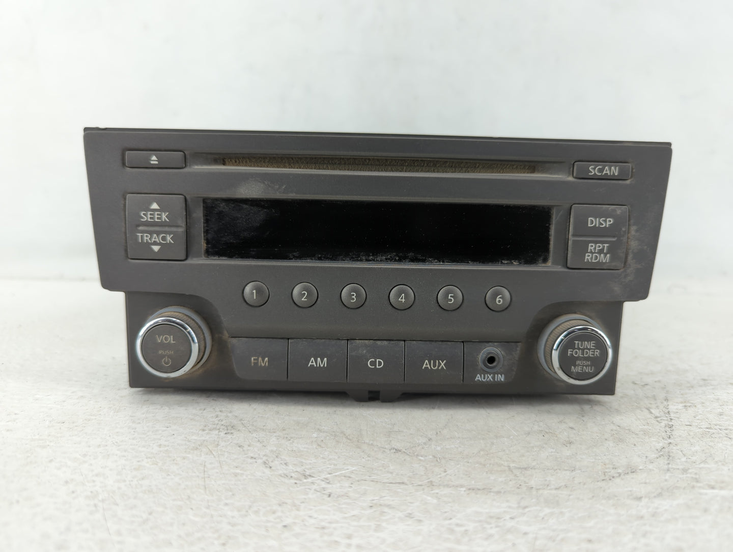 2014 Nissan Sentra Radio AM FM Cd Player Receiver Replacement P/N:28185 3RA2A Fits Fits 2015 OEM Used Auto Parts - Oemusedau