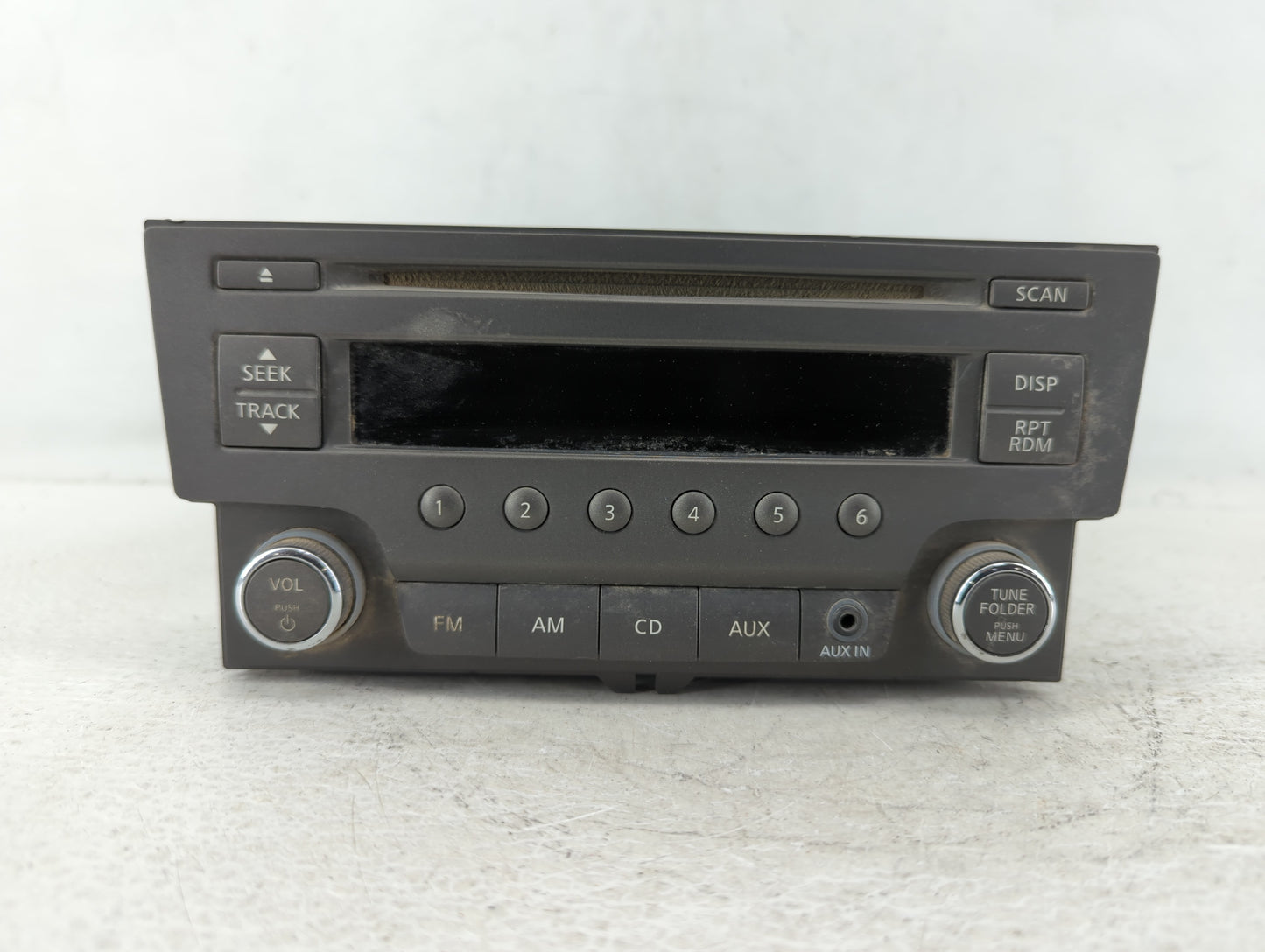 2014 Nissan Sentra Radio AM FM Cd Player Receiver Replacement P/N:28185 3RA2A Fits Fits 2015 OEM Used Auto Parts - Oemusedau