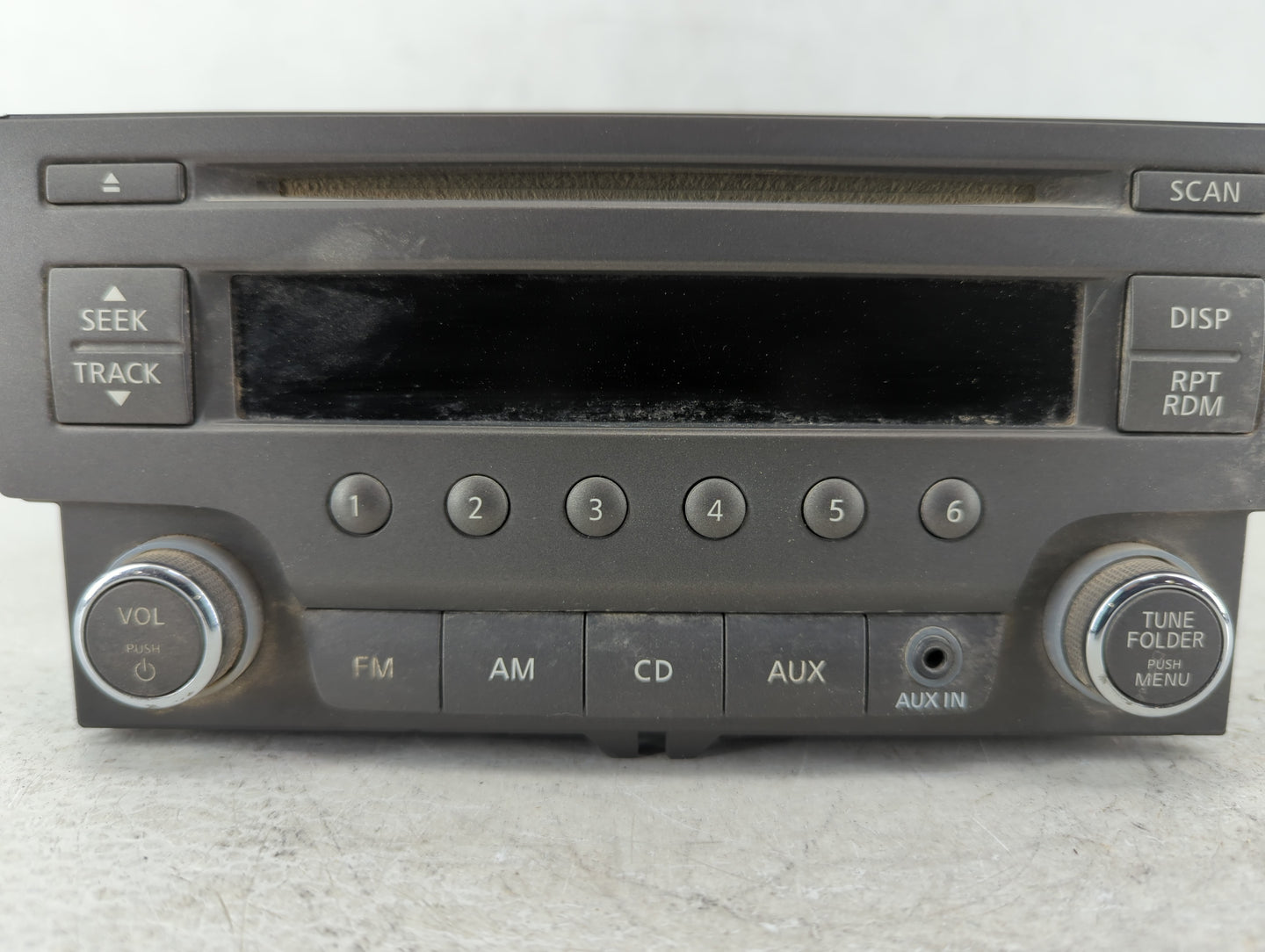 2014 Nissan Sentra Radio AM FM Cd Player Receiver Replacement P/N:28185 3RA2A Fits Fits 2015 OEM Used Auto Parts - Oemusedau