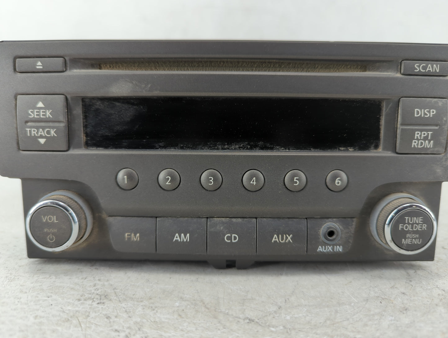 2014 Nissan Sentra Radio AM FM Cd Player Receiver Replacement P/N:28185 3RA2A Fits Fits 2015 OEM Used Auto Parts - Oemusedau