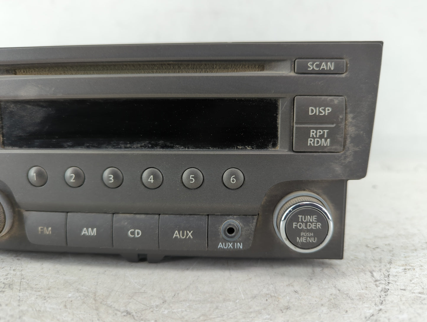 2014 Nissan Sentra Radio AM FM Cd Player Receiver Replacement P/N:28185 3RA2A Fits Fits 2015 OEM Used Auto Parts - Oemusedau