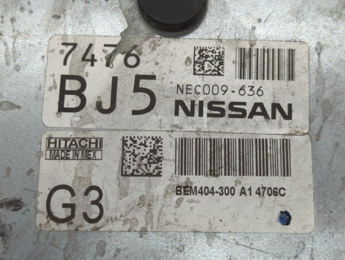 2013-2015 Nissan Sentra PCM Engine Control Computer ECU ECM PCU OEM P/N:BEM404-300 BEM404-300 A1 4706C Fits Fits 2013 2014 2