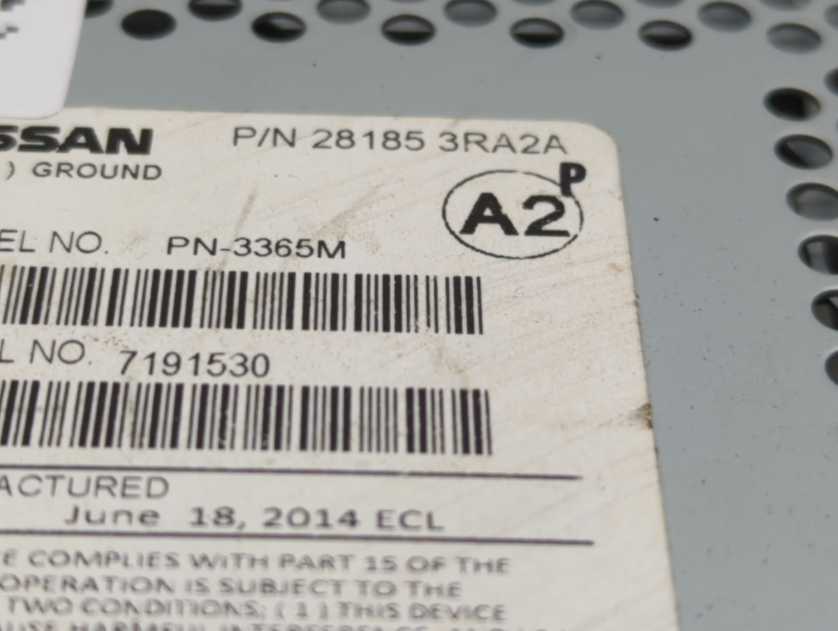 2013-2014 Nissan Sentra Am Fm Cd Player Radio Receiver 597076 - Oemusedautoparts1.com