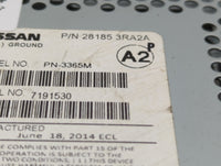 2013-2014 Nissan Sentra Am Fm Cd Player Radio Receiver 597076 - Oemusedautoparts1.com