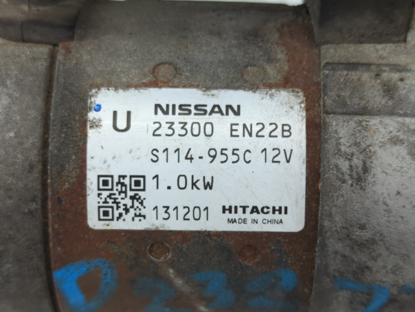 2013-2019 Nissan Sentra Car Starter Motor Solenoid OEM P/N:S114-955C 23300 EN22B Fits Fits 2013 2014 2015 2016 2017 2018 201