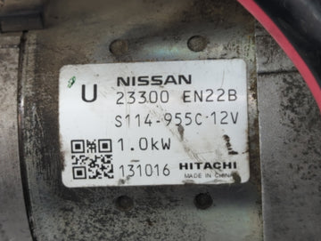 2013-2019 Nissan Sentra Car Starter Motor Solenoid OEM P/N:23300 EN22B Fits Fits 2013 2014 2015 2016 2017 2018 2019 2020 OEM Used Auto Parts