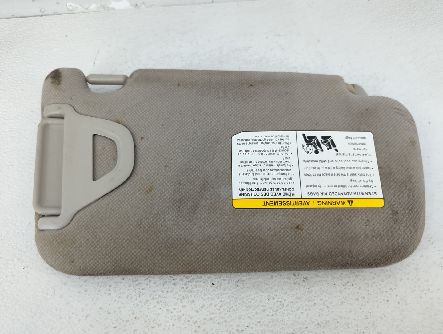 2013-2019 Nissan Sentra Sun Visor Shade Replacement Passenger Right Mirror Fits Fits 2012 2013 2014 2015 2016 2017 2018 2019