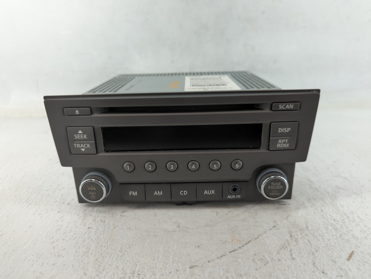 2013-2014 Nissan Sentra Radio AM FM Cd Player Receiver Replacement P/N:28185 3RA2A Fits Fits 2013 2014 OEM Used Auto Parts -