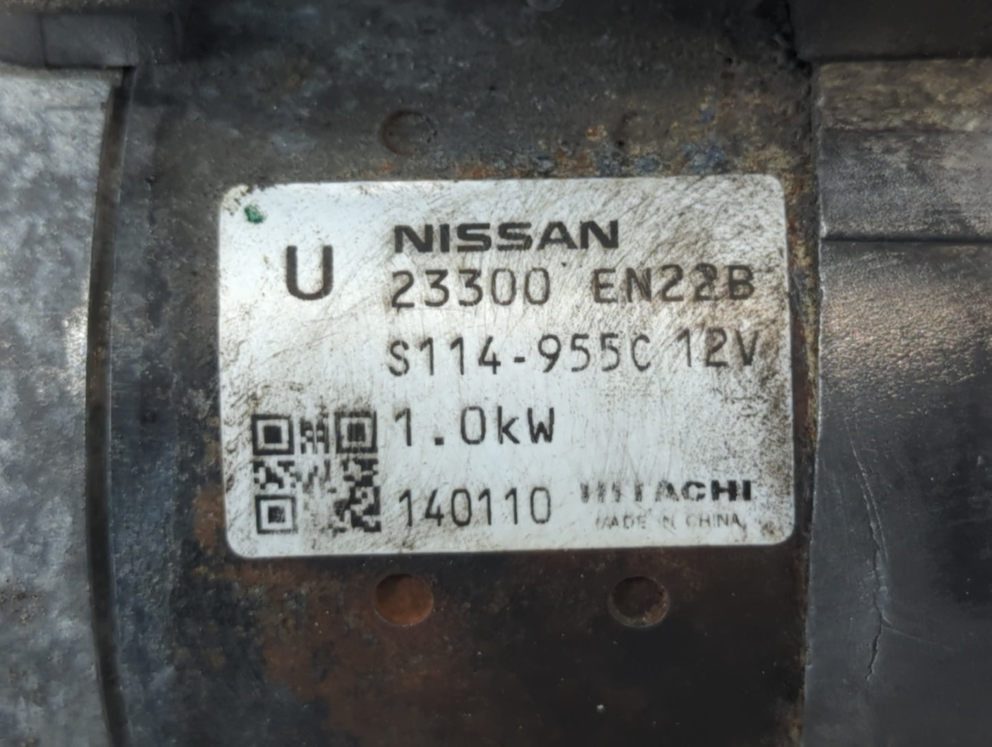 2013-2019 Nissan Sentra Car Starter Motor Solenoid OEM P/N:S114-955C 23300 EN22B Fits Fits 2013 2014 2015 2016 2017 2018 201