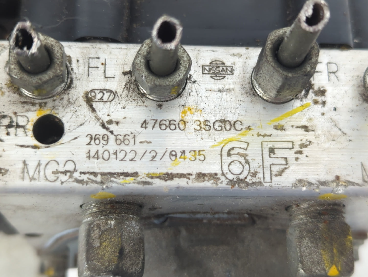 2014-2015 Nissan Sentra ABS Pump Control Module Replacement P/N:47660 3SG0C Fits Fits 2014 2015 OEM Used Auto Parts - Oemuse