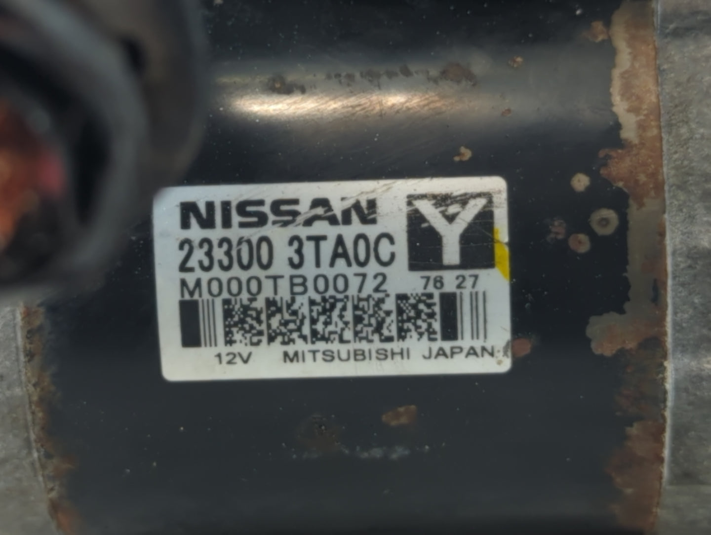 2013-2019 Nissan Sentra Car Starter Motor Solenoid OEM P/N:M000TB0072 23300 3TA0C Fits OEM Used Auto Parts - Oemusedautopart
