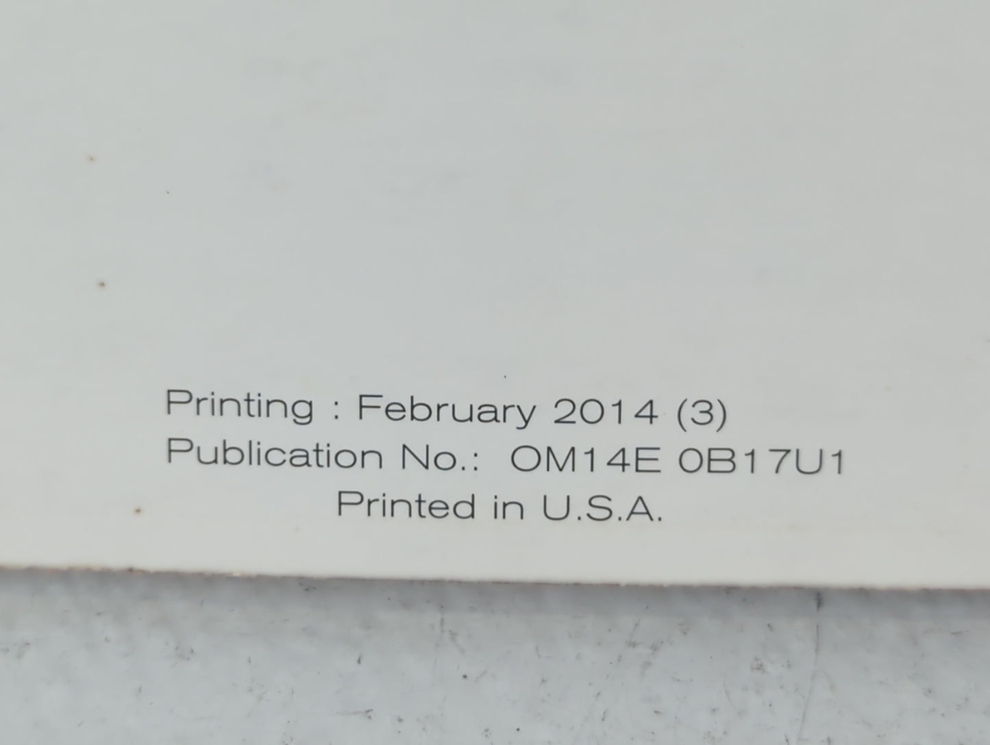 2014 Nissan Sentra Owners Manual Book Guide OEM Used Auto Parts - Oemusedautoparts1.com