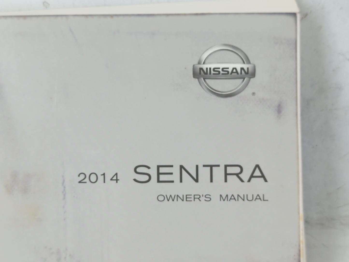 2014 Nissan Sentra Owners Manual Book Guide OEM Used Auto Parts - Oemusedautoparts1.com