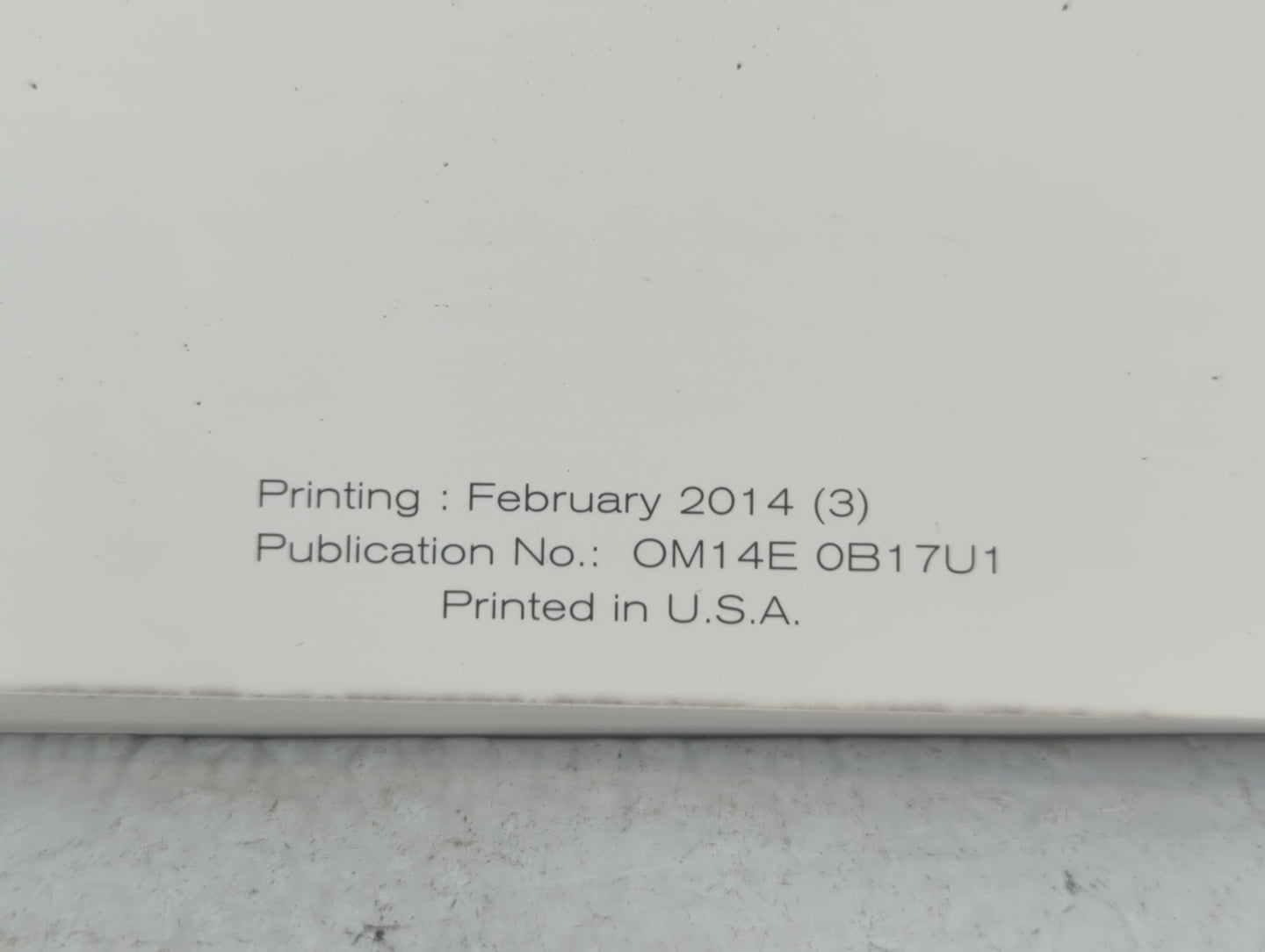 2014 Nissan Sentra Owners Manual Book Guide OEM Used Auto Parts - Oemusedautoparts1.com