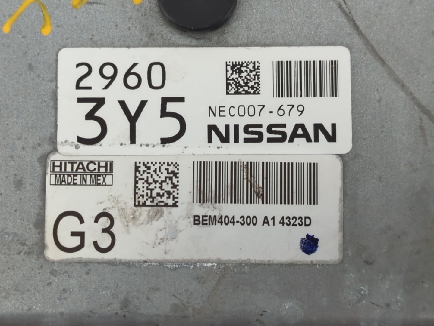 2013-2015 Nissan Sentra PCM Engine Control Computer ECU ECM PCU OEM P/N:2960 3Y5 NEC007-679 Fits Fits 2013 2014 2015 OEM Use