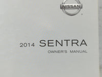 2014 Nissan Sentra Owners Manual Book Guide P/N:OM14E 0B17U1 OEM Used Auto Parts - Oemusedautoparts1.com