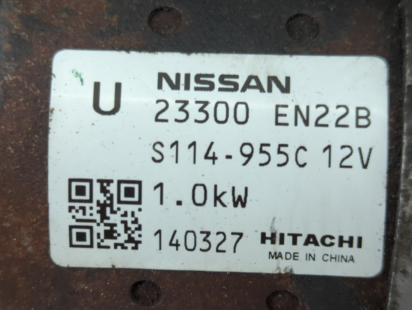 2013-2019 Nissan Sentra Car Starter Motor Solenoid OEM P/N:S114-955C 23300 EN22B Fits Fits 2013 2014 2015 2016 2017 2018 201