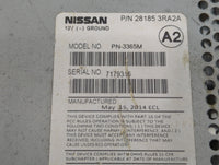 2013-2014 Nissan Sentra Radio AM FM Cd Player Receiver Replacement P/N:28185 3RA2A Fits Fits 2013 2014 OEM Used Auto Parts -