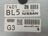 2013-2015 Nissan Sentra PCM Engine Control Computer ECU ECM PCU OEM P/N:NEC007-680 47633Z5 Fits Fits 2013 2014 2015 OEM Used