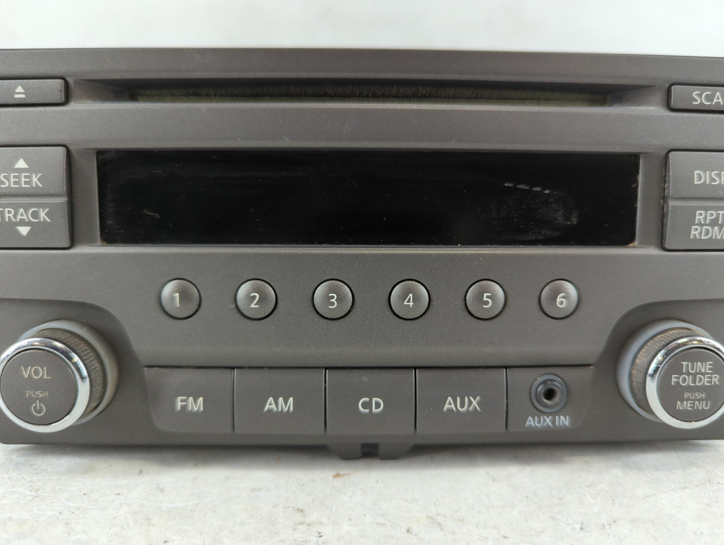 2014-2014 Nissan Sentra Am Fm Cd Player Radio Receiver - Oemusedautoparts1.com