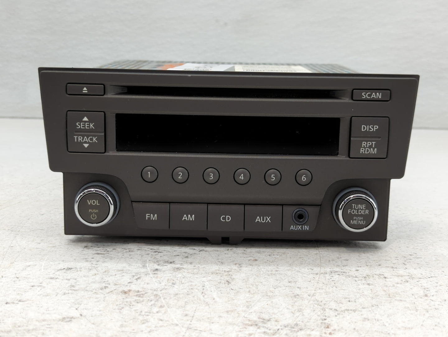 2013-2014 Nissan Sentra Radio AM FM Cd Player Receiver Replacement P/N:28185 3RA2A Fits Fits 2013 2014 OEM Used Auto Parts -