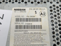 2013-2014 Nissan Sentra Radio AM FM Cd Player Receiver Replacement P/N:28185 3RA2A Fits Fits 2013 2014 OEM Used Auto Parts -